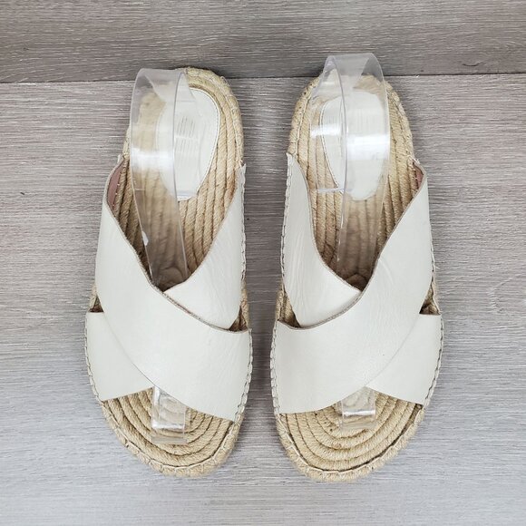 Charlotte Stone open toe criss cross espadrilles - Picture 3 of 10